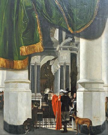 Emanuel de Witte Interior of the Niewe Kirke in Delft with the Tomb of WIlliam the Silent
